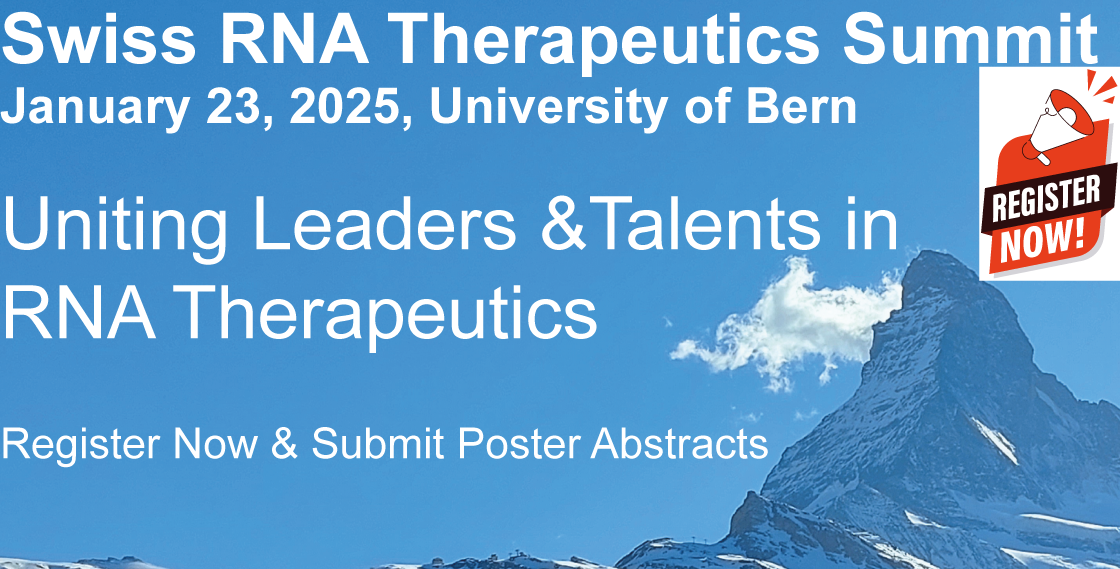 Registration Open: Swiss RNA Therapeutics Summit 2024 – Swiss RNA - "itaca Therapeutics" License August 2024